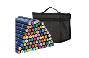 80 COLORS SKETCH MARKERS DELI FINENOLO C184-80